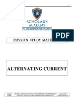 Alternating Current (Theory, Ex.) Com.,Dropper JEE PDF