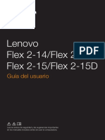 Guia Usuario - Lenovo - Flex - 2 - 14 - Flex - 2 - 14d - Flex - 2 - 15 - Flex - 2 - 15d - Ug - Spanish