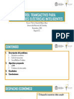 CONTROL TRANSACTIVO PARA MICRORREDES ELÉCTRICAS INTELIGENTES - Presentación PDF