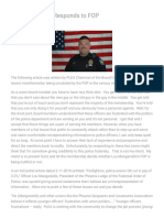 PLEA Chairman Responds to FOP - Phoenix Law Enforcement Association
