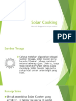 Solar Cooking