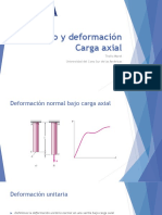 Esfuerzo y Deformación Carga Axial