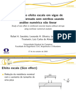 Study of size effect in reinforced concrete beams without stirrups using nonlinear numerical analysis