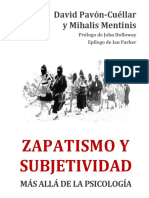 Zapatismo y Subjetividad. Más Allá de La Psicología (2020) - David P