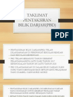 Taklimat Pentaksiran Bilik Darjah (PBD)