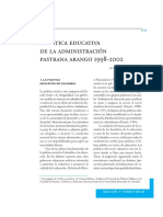 Dialnet PoliticaEducativaDeLaAdministracionPastranaArango1 4018383