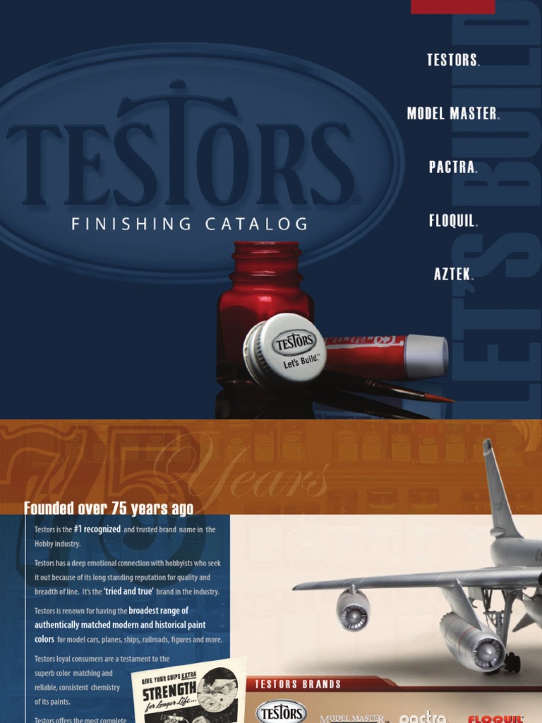 Testors Ultimate Acrylic Paint Finishing Set with Glue & Carousel