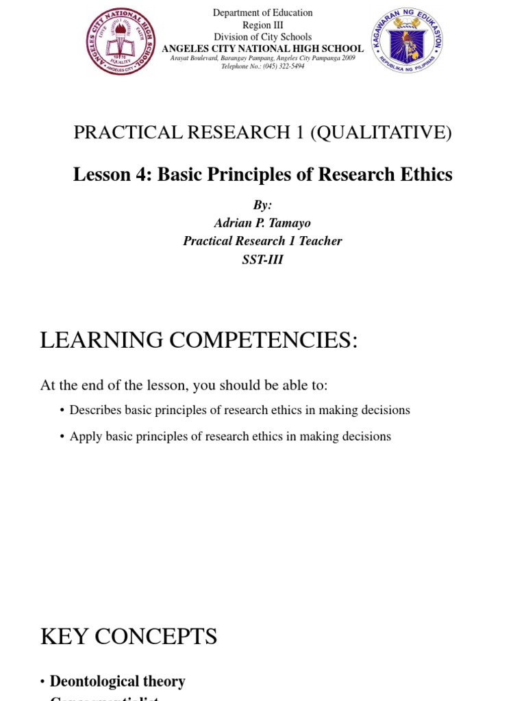 Research Ethics Principles Explained | PDF | Informed Consent | Privacy