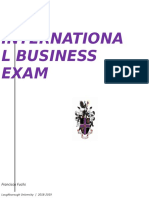 Rezumazo Examen International Business
