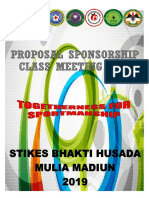 Propsal Sponsorship Classmeeting'19