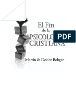 Martin y Deidre Bobgan - El Fin De La Psicologia Cristiana.pdf