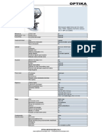 OPTIKA - B-290TB - Technical Datasheet - en