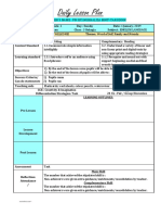 Daily Lesson Plan Y1 Y2 Y3 2019