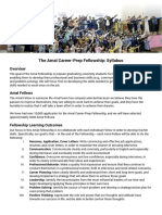 Amal Career-Prep Fellowship - Syllabus (Updated Aug 2017) PDF