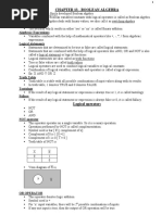 CHAPTER 13 - Boolean Algebra Class 12 2020 Cs Notes