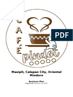 Cafe Pindot Business Plan