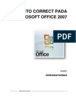 Auto Correct Pada Microsoft Office 2007