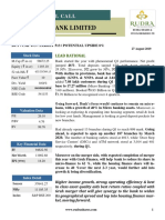 Rudra Shares Bandhan Bank LTD Result Update - Short Term Call Research Report Bandhan Bank LTD Result Upadte