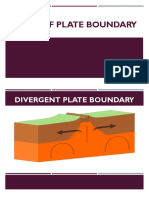 Types of Plate Boundary