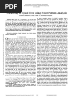 Balancing of Quad Tree Using Point Pattern Analysis