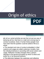 Origin of Ethics 3