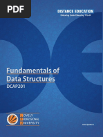 Dcap201 Fundamentals of Data Structures PDF