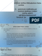 Perubahan Fisoilogis Sistem Persarafan Pada Lansia