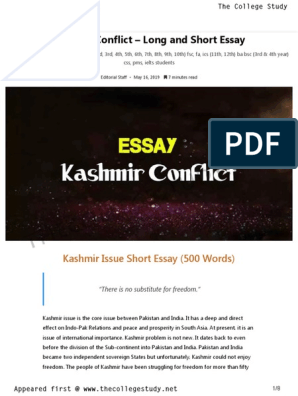 Реферат: Kashmir Conflict Essay Research Paper US Congressman