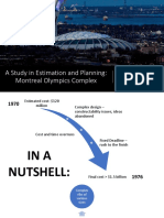 Montreal Olympics Complex Cost Overruns