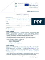 REM Student Agreement Template