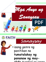 Mga Anyo NG Sanaysay