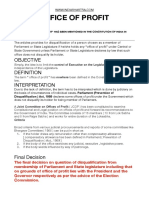 Office of Profit PDF