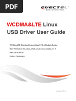 Quectel WCDMA&LTE Linux USB Driver User Guide V1.9 Preliminary 20190325 PDF