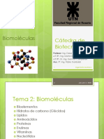Clase 2 2019, Biomoléculas
