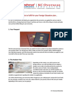 A Checklist To Fulfill For Your Foreign Education Plan