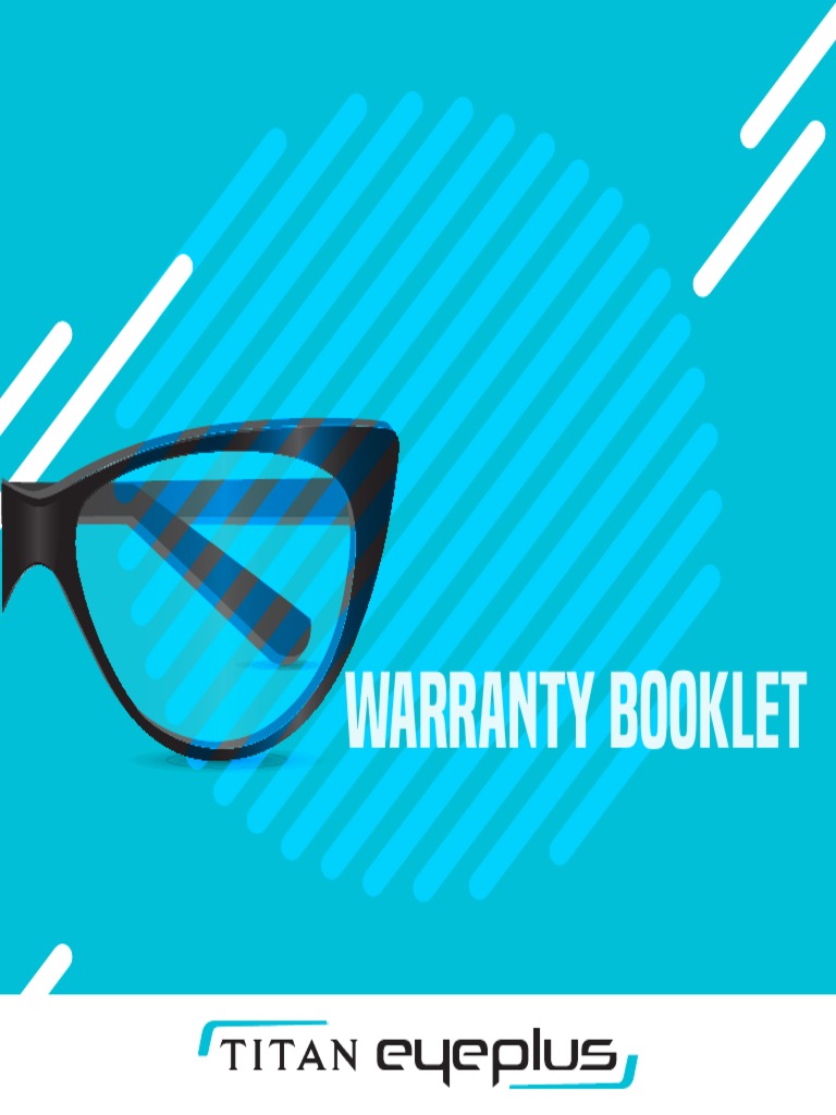 Warranty Booklet Titan Eyeplus PDF Glasses Sunglasses