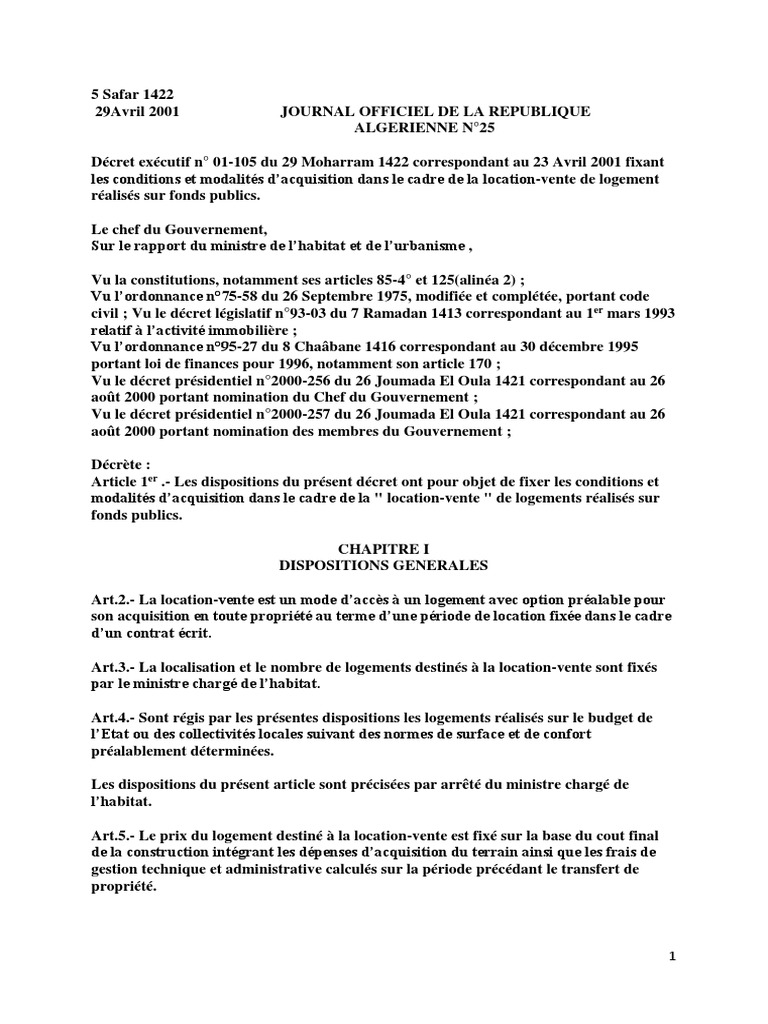 01 105 Logement Condominium