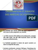 Observation Et Analyse Des Matchs de Football Nouveau