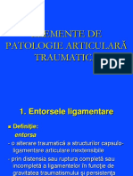 1.Elemente de patologie traumatica articulara(entorse,luxatii)