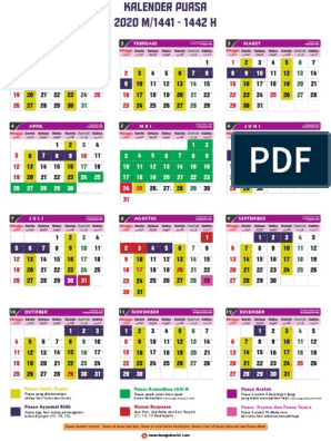 Kalender Puasa 2020 Pdf Pdf