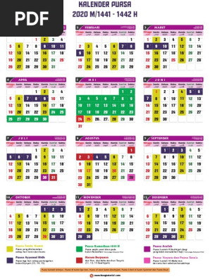 Kalender Puasa 2020 Pdf Pdf