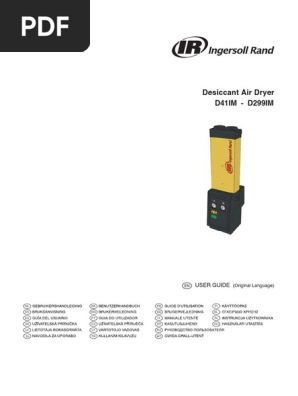 Manual De Operacion Secador D41im D299im All Languages Pdf Clothes Dryer Hazards