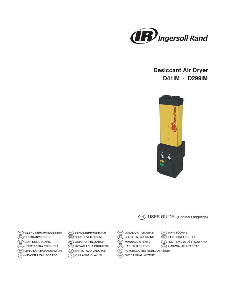 Manual De Operacion Secador D41im D299im All Languages Clothes Dryer Hazards