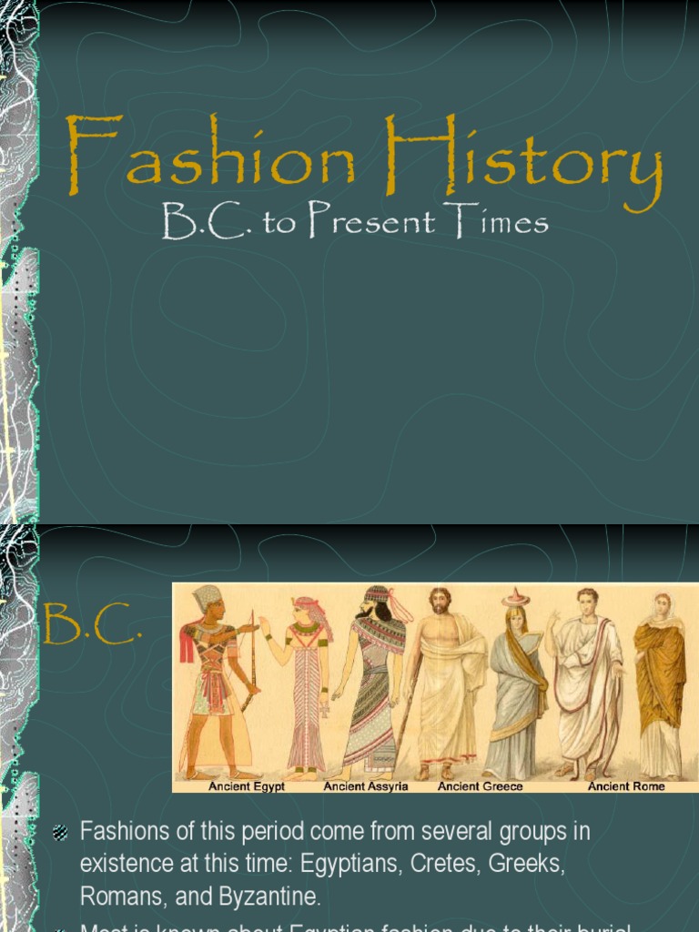 Evolution of Fashion Through History | PDF | Fashion | Trousers