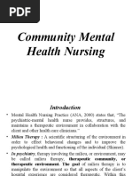 Community Mental Health Nursing 9+10