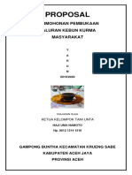 CONTOH PROPOSAL SALURAN Perkebunan