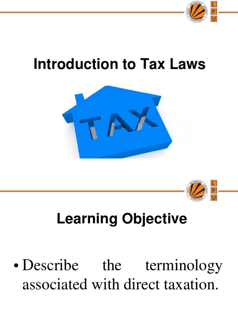 Basic Concepts PDF Tax In India Direct Tax