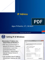 Setting IP Alamat dan Subnet Mask di Windows
