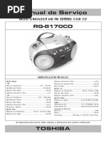 RÁDIO GRAVADOR AM_FM ESTÉREO COM CD RG-8170CD ESPECIFICAÇÕES TÉCNICAS. As especificações acima estão sujeitas a alterações sem prévia notificação