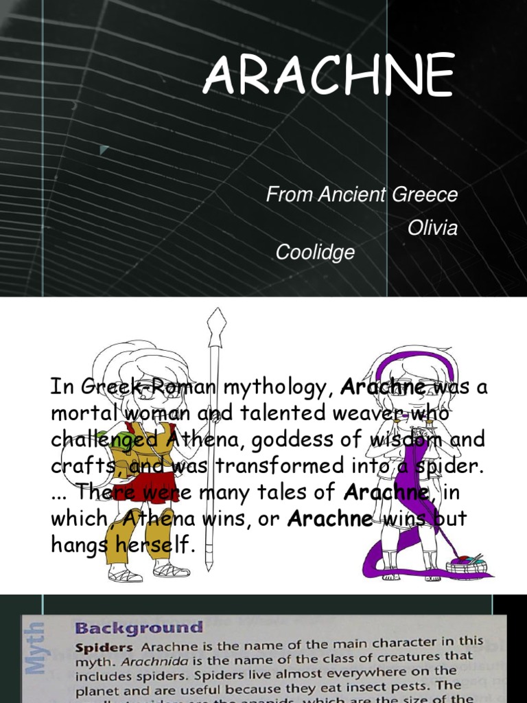 ARACHNE MYTH PLOT DIAGRAM visual data 7